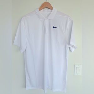 Nike Golf New With Tags Men's Dri-fit Polo. Size- M, Color White